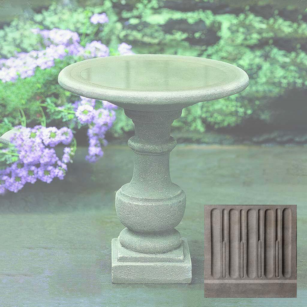 Siena Birdbath