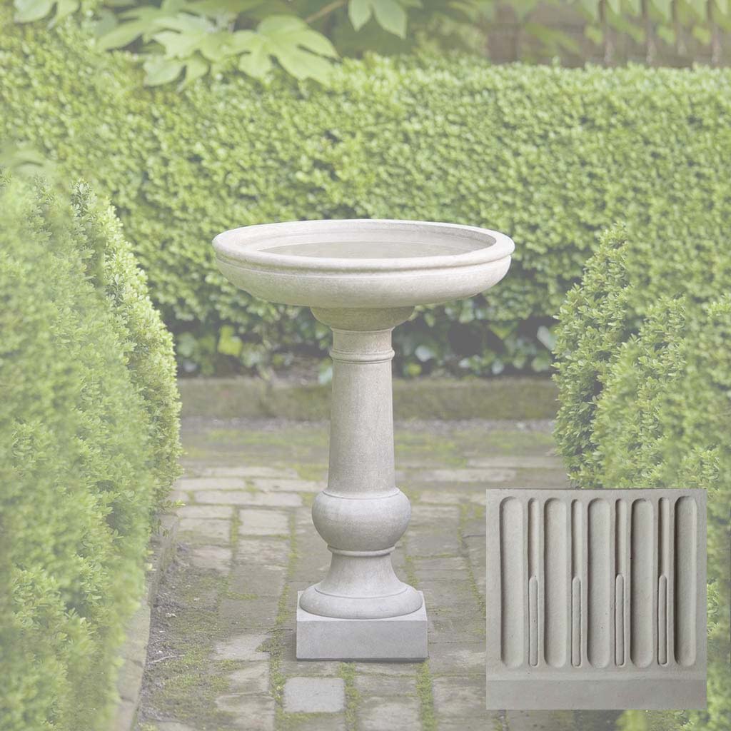Williamsburg Tea Table Birdbath
