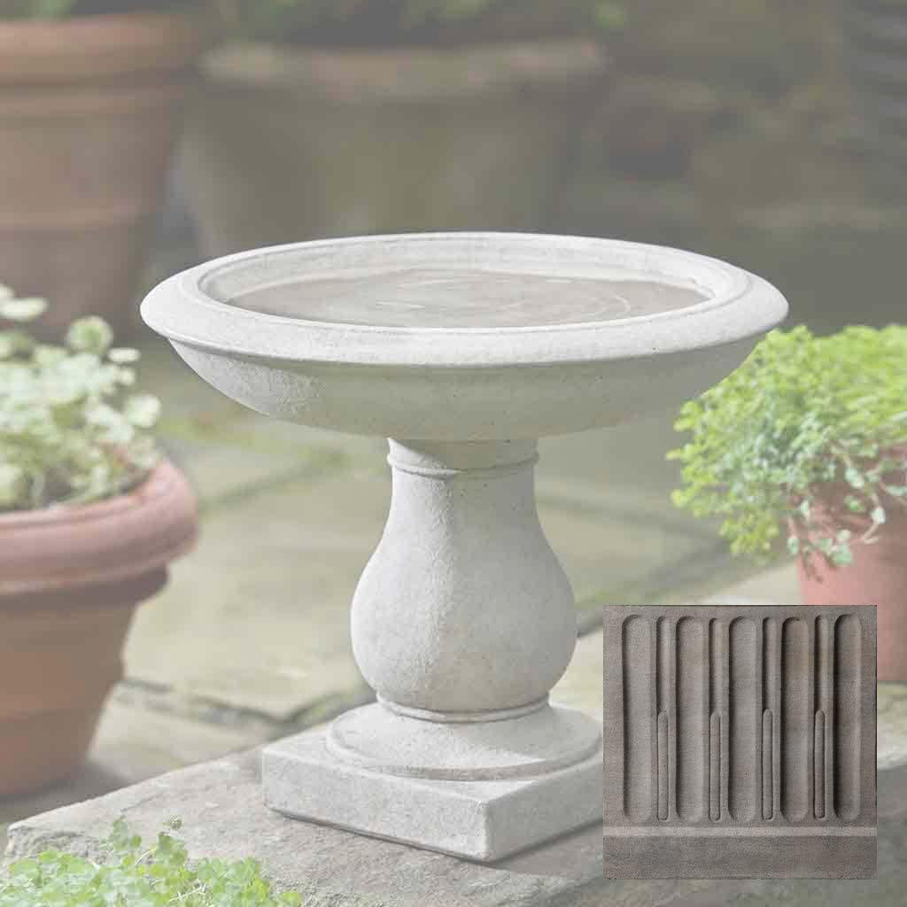 Campania International Beauvoir Birdbath - Thumbnail 2