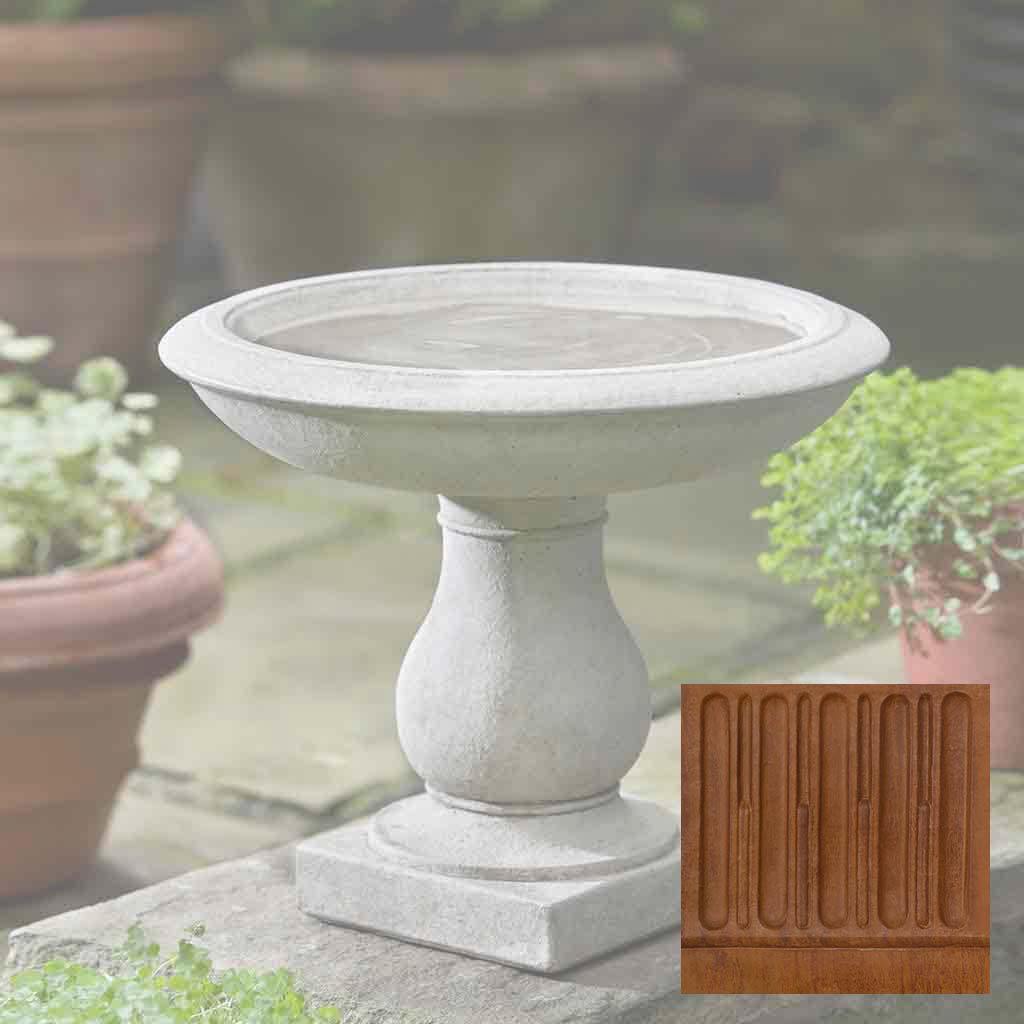 Campania International Beauvoir Birdbath - Thumbnail 4