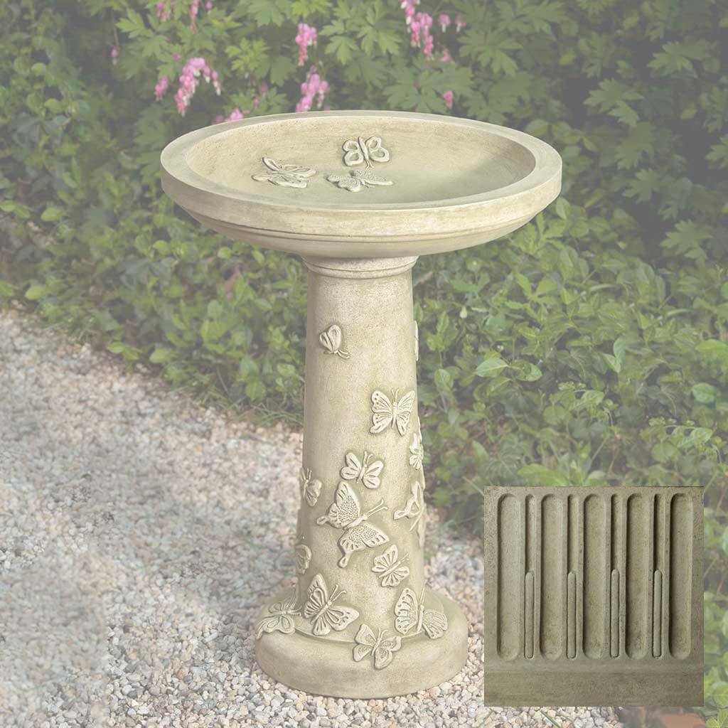 Butterflies are Free Birdbath