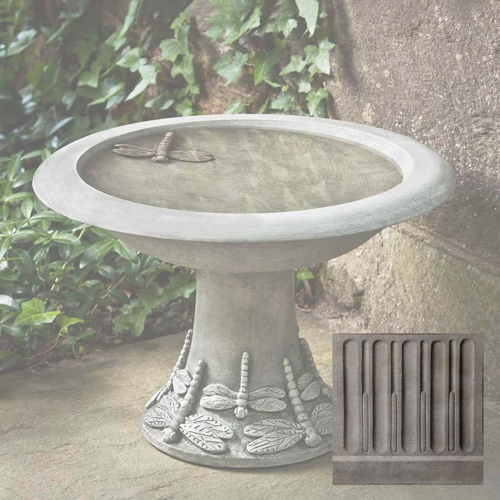 Dragonfly Birdbath Small