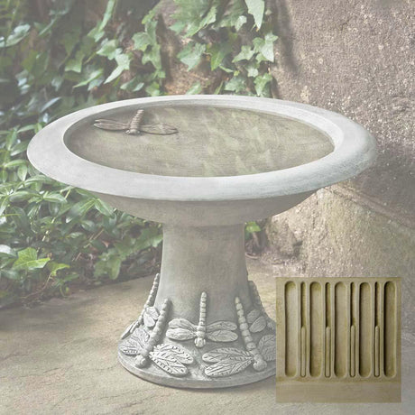 Dragonfly Birdbath Small