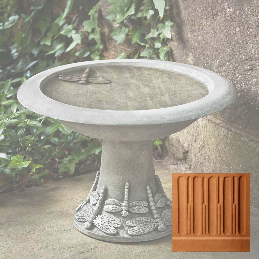 Dragonfly Birdbath Small