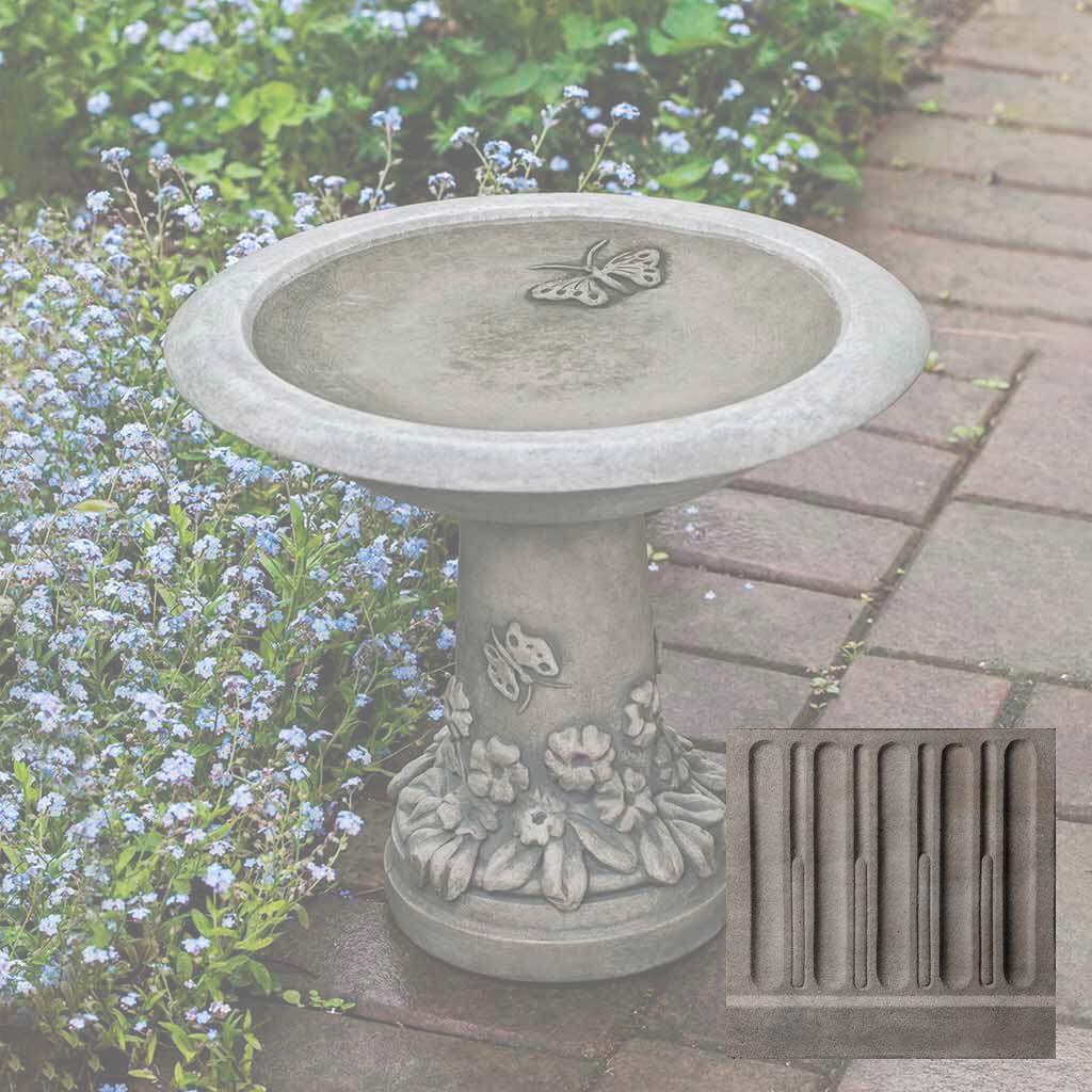 Campania International Spring Meadow Birdbath - Thumbnail 5