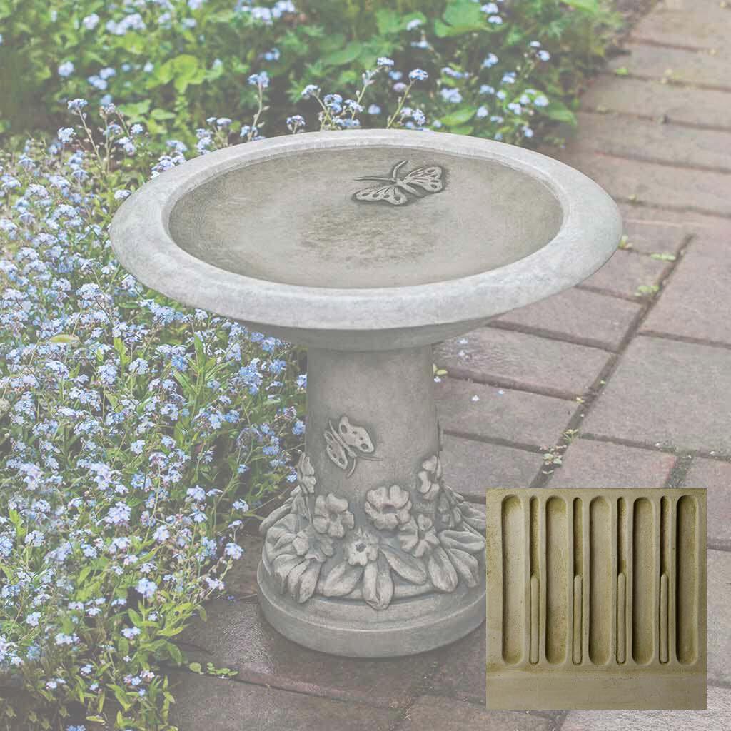 Spring Meadow Birdbath