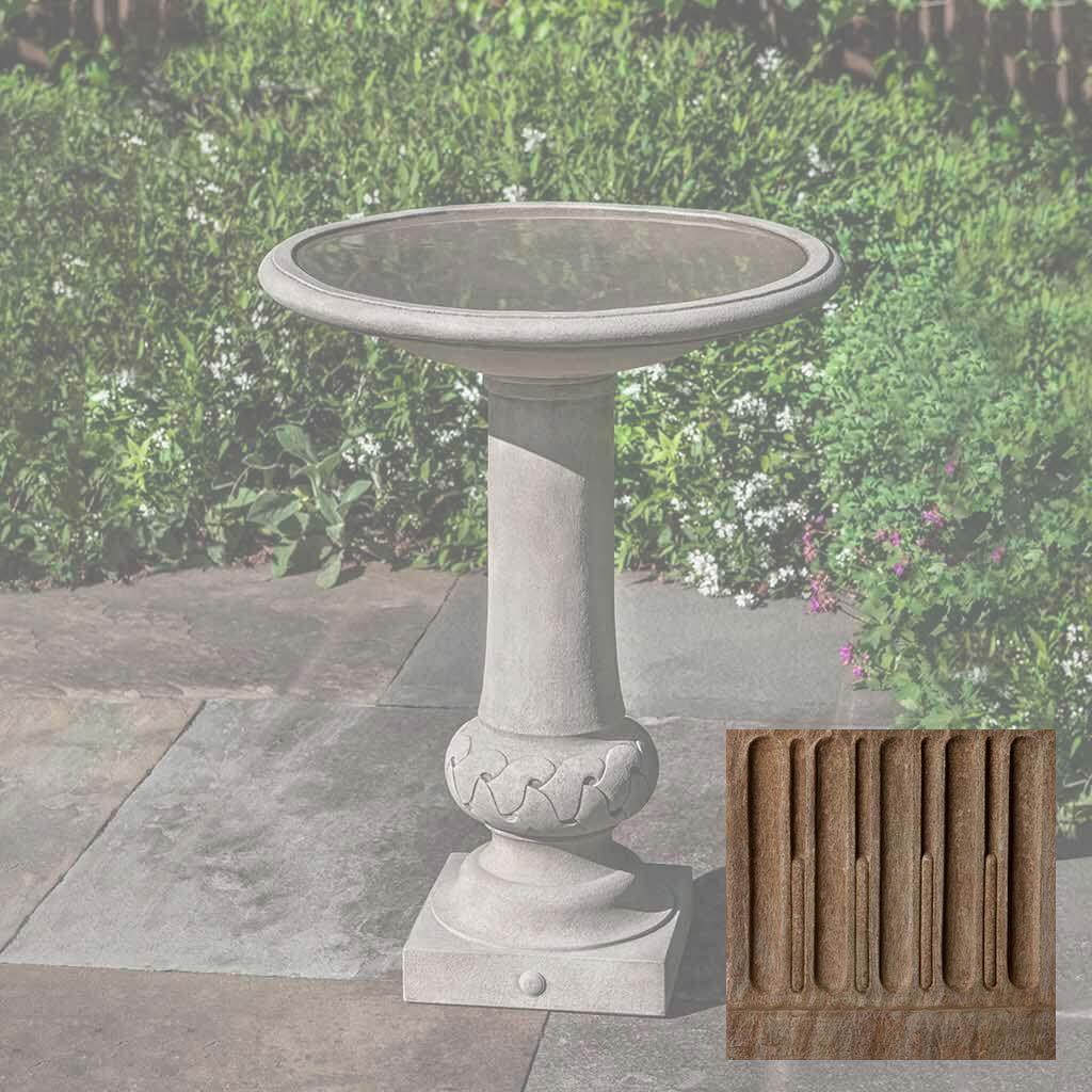 Campania International Williamsburg Knot Garden Birdbath - Thumbnail 4