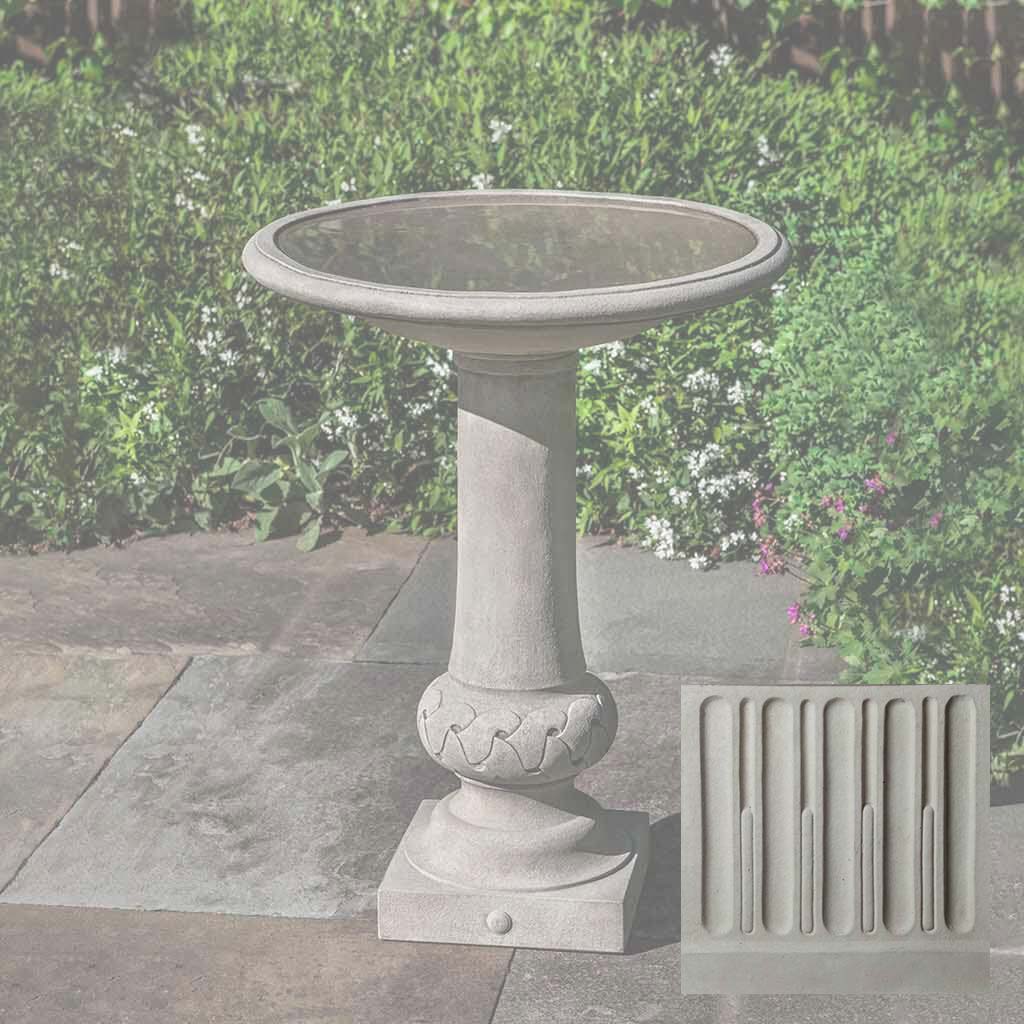 Williamsburg Knot Garden Birdbath