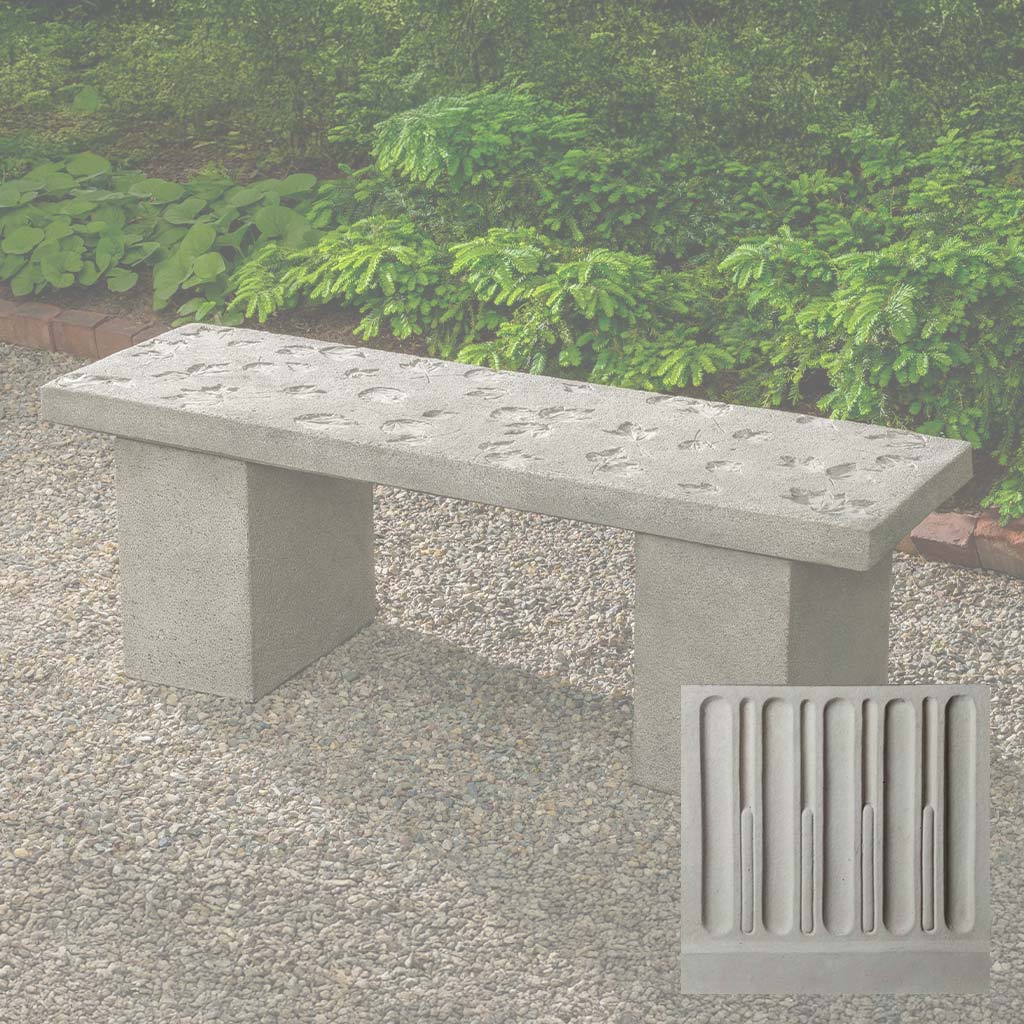 Woodland Leaves Bench