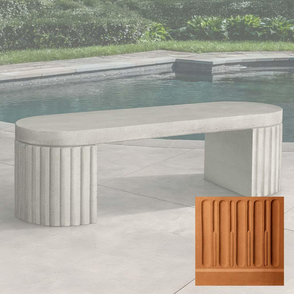 Dorchester Fluted Bench