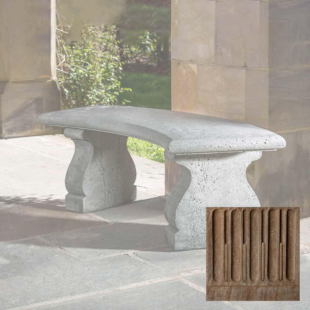 Provencal Curved Bench