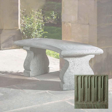 Provencal Curved Bench