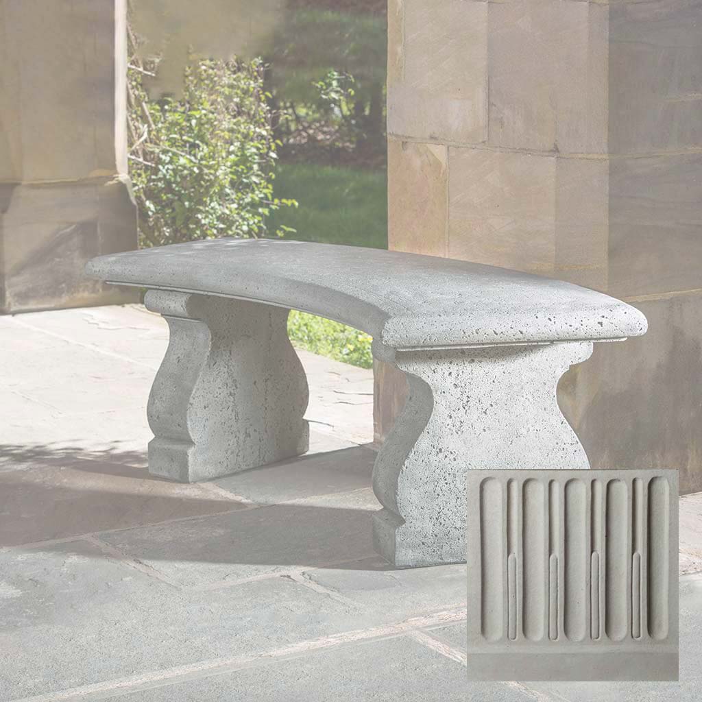 Provencal Curved Bench
