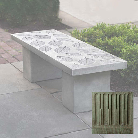 Hydrangea Leaf Bench