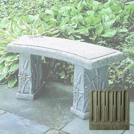 Dragonfly Curved Bench