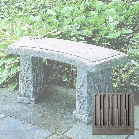 Dragonfly Curved Bench