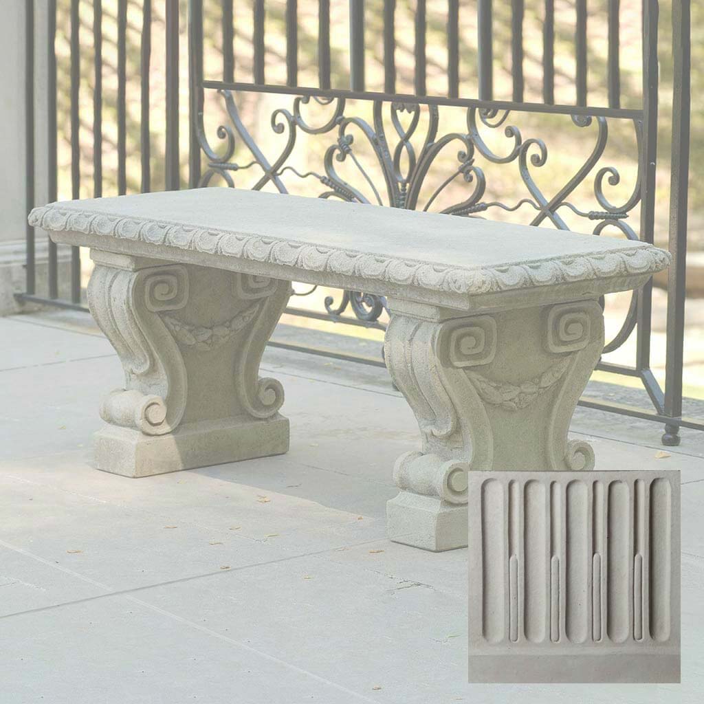 Longwood Main Fountain Garden Bench