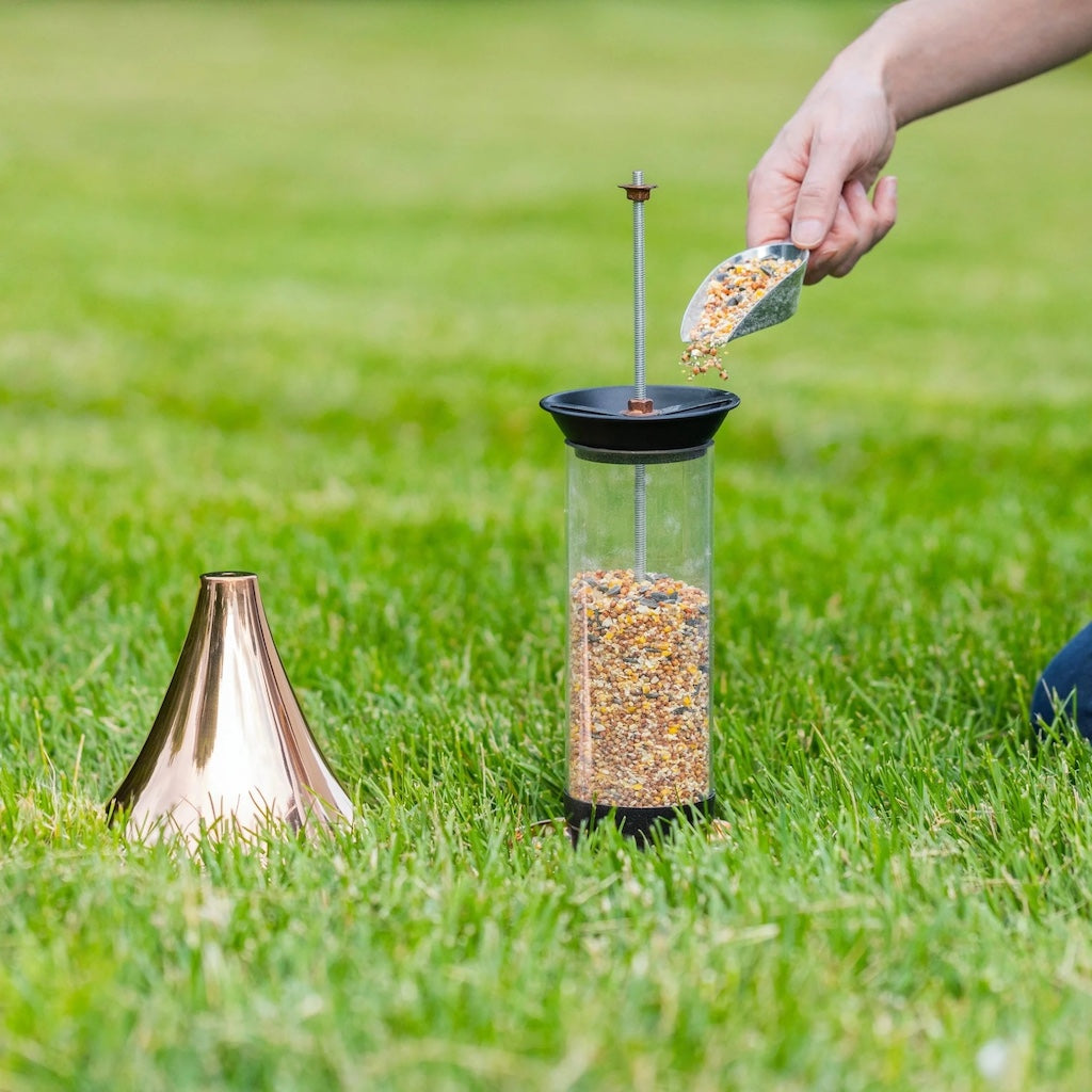 Castella Copper Bird Feeder