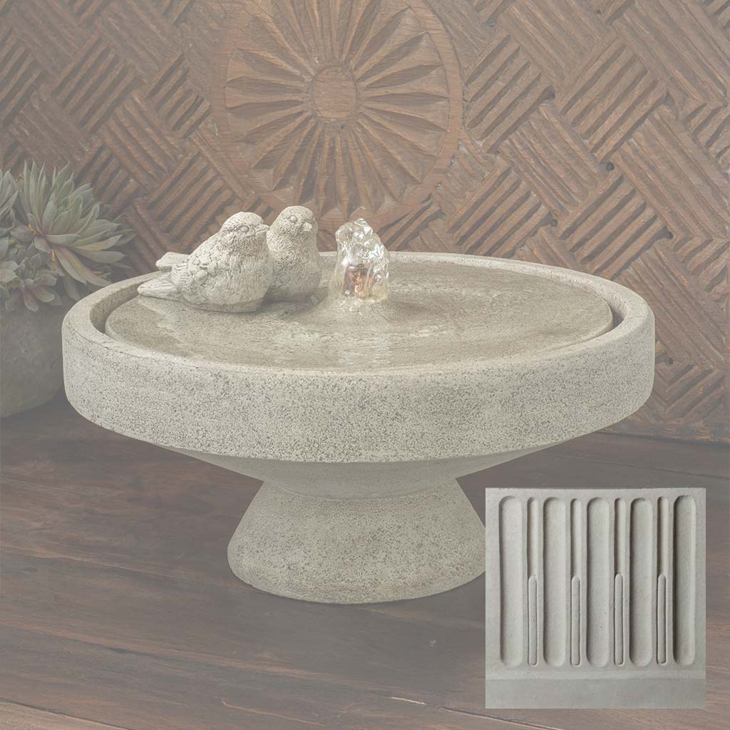 M-Series Gimlet Fountain with Birds