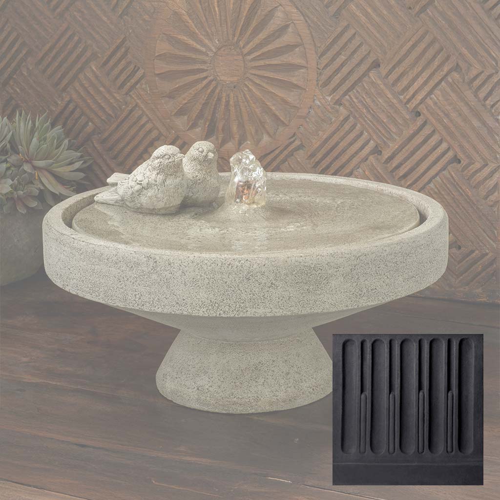 M-Series Gimlet Fountain with Birds