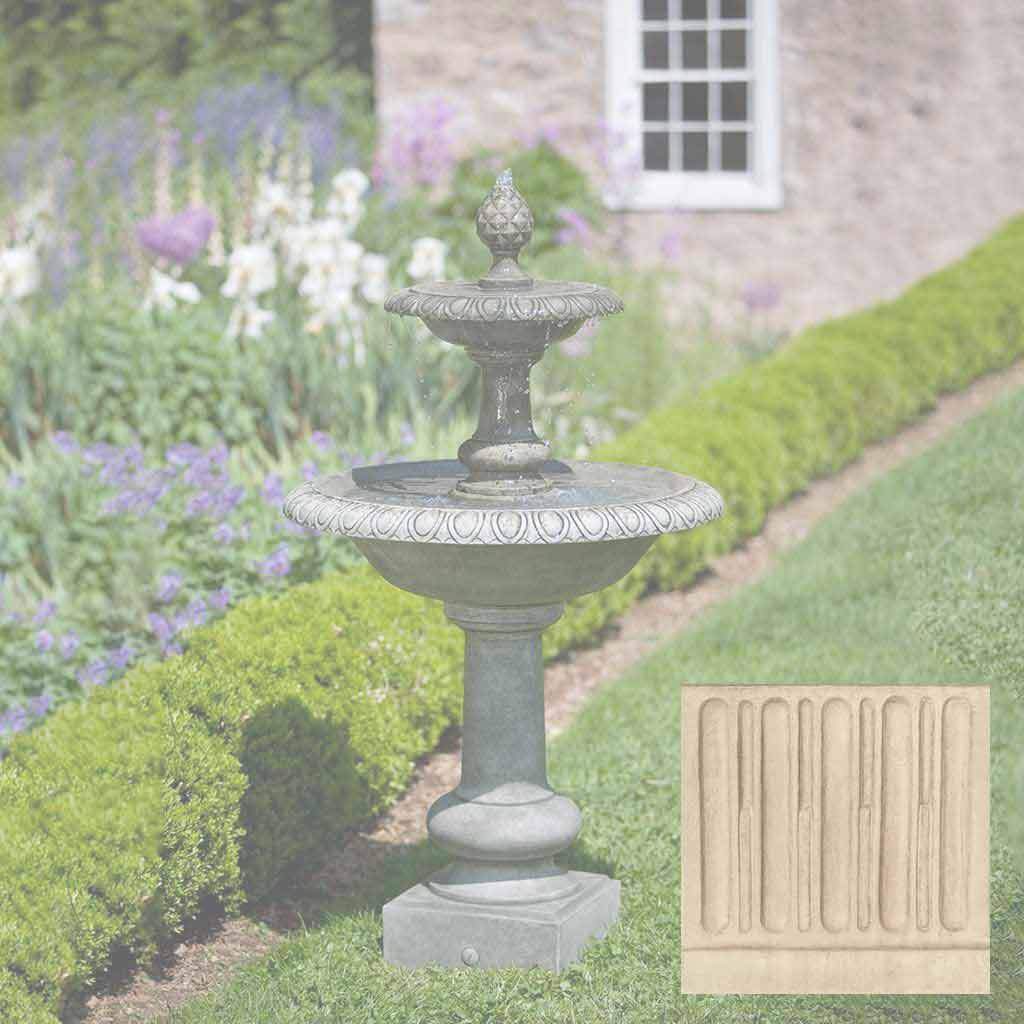 Williamsburg Pineapple Two Tier Fountain