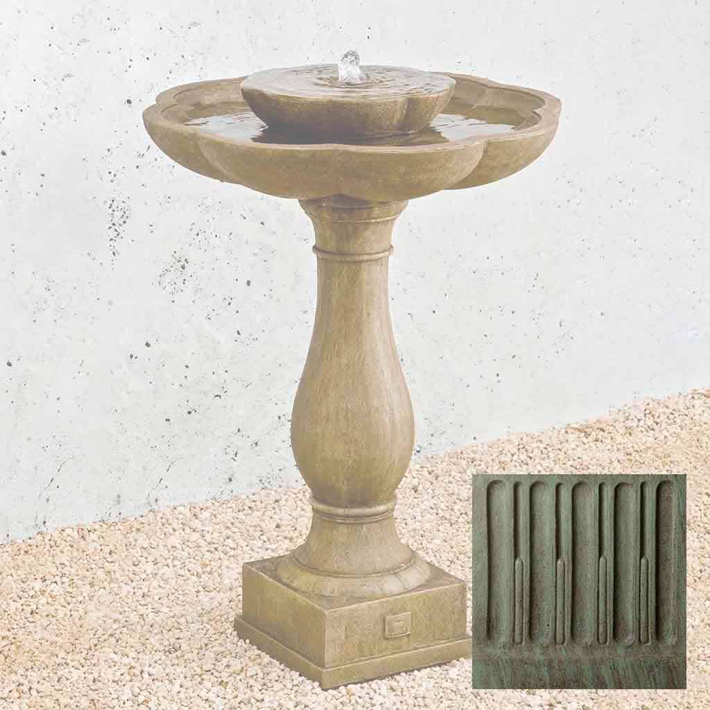 Campania International Flores Pedestal Fountain - Thumbnail 5
