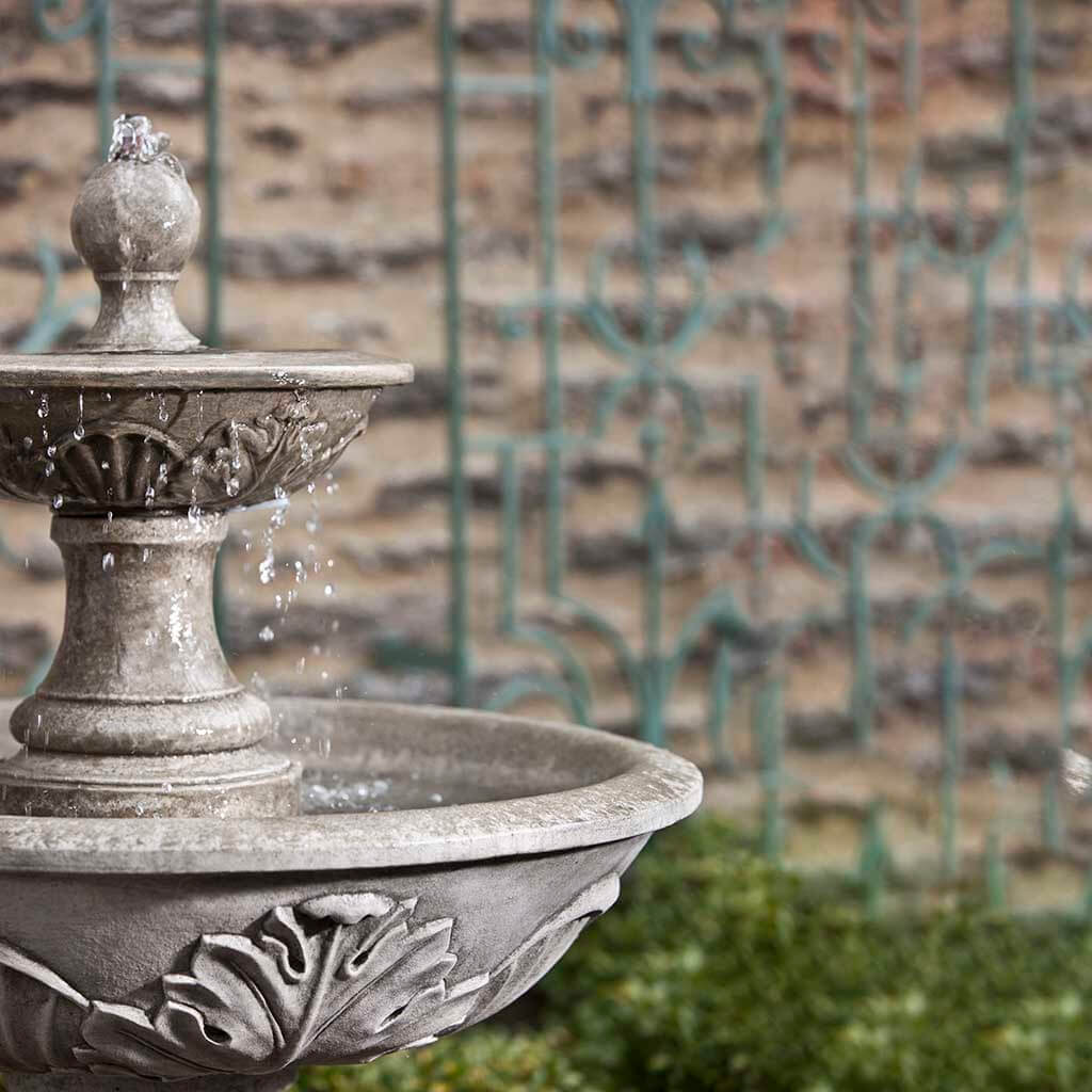 Campania International Acanthus Two Tiered Fountain - Thumbnail 2