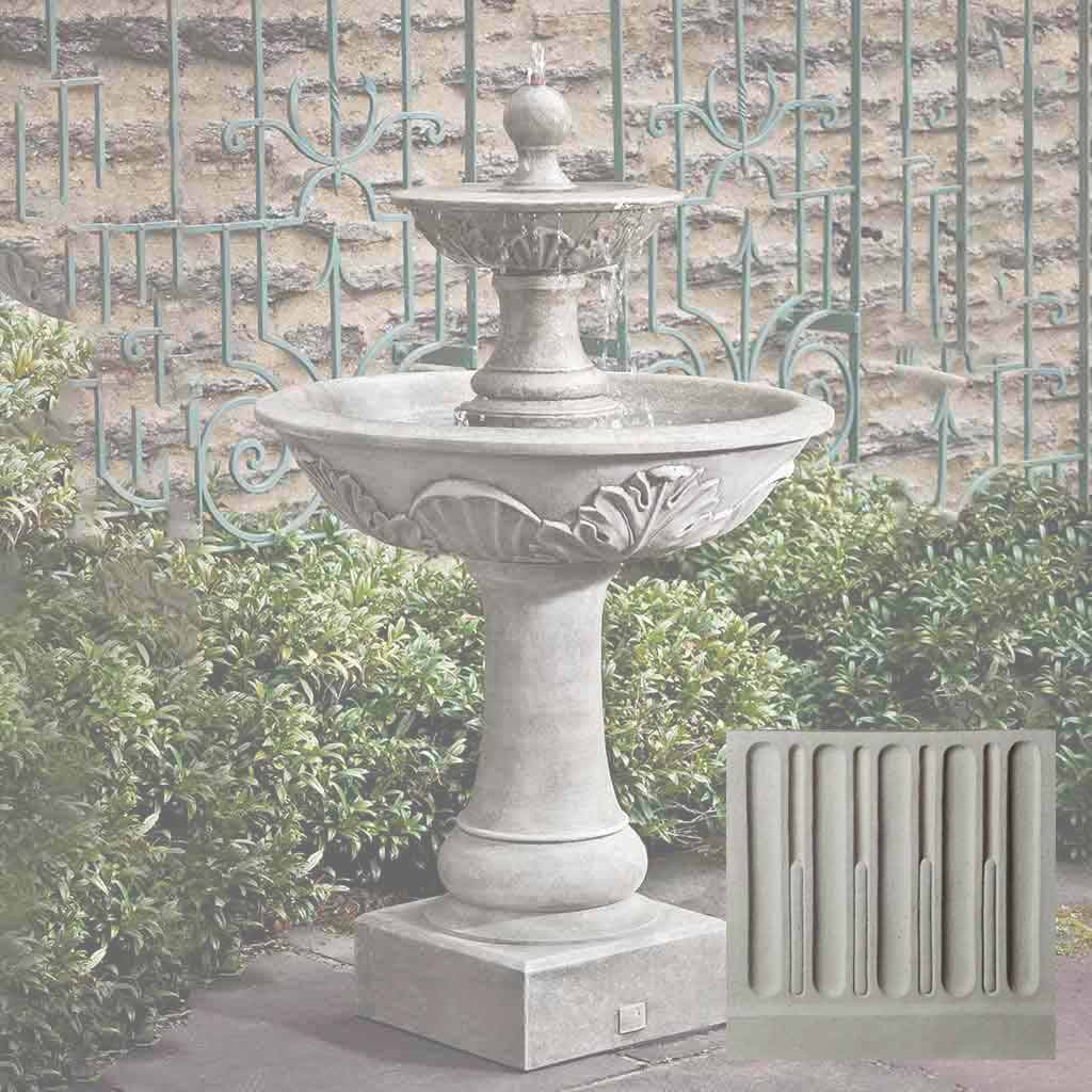 Acanthus Two Tiered Fountain