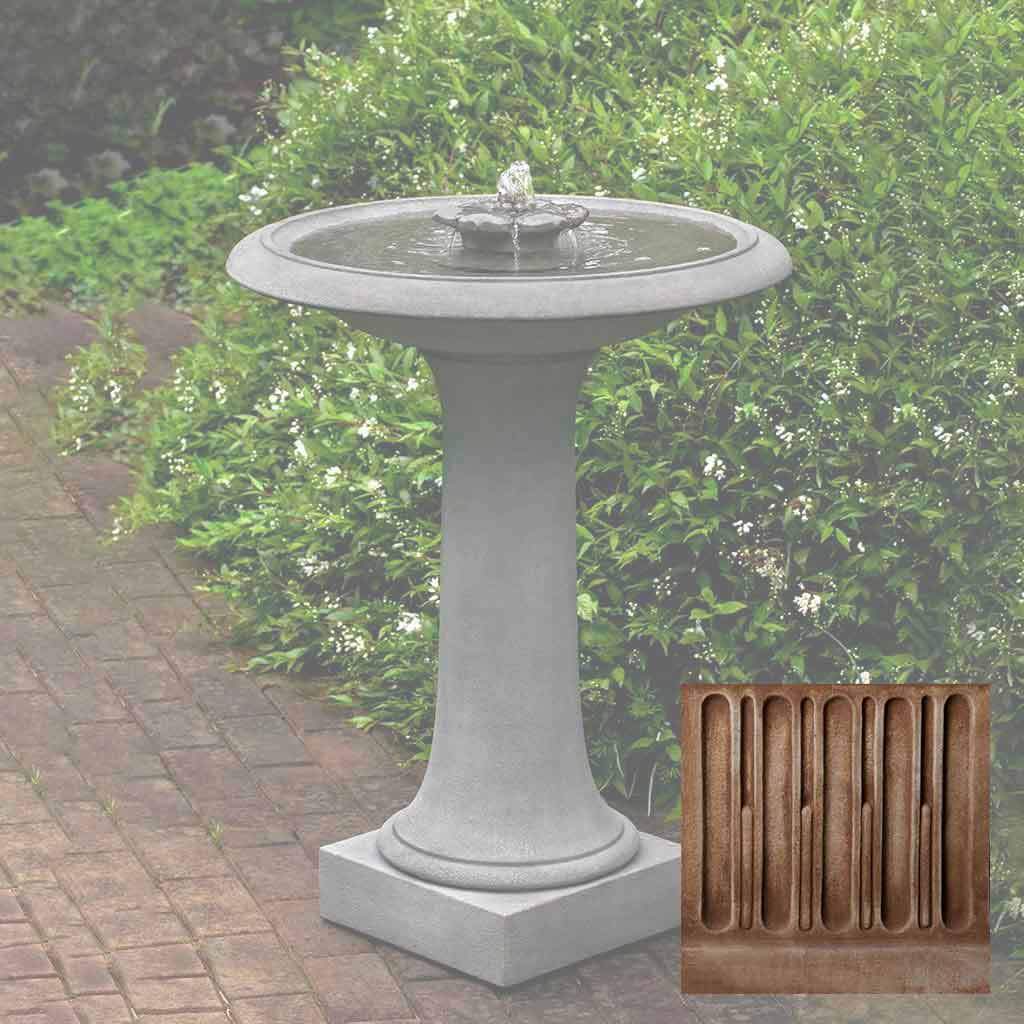 Camellia Birdbath Fountain