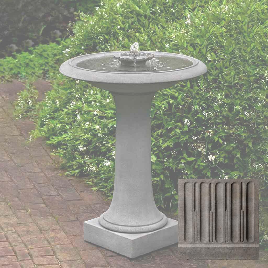 Camellia Birdbath Fountain