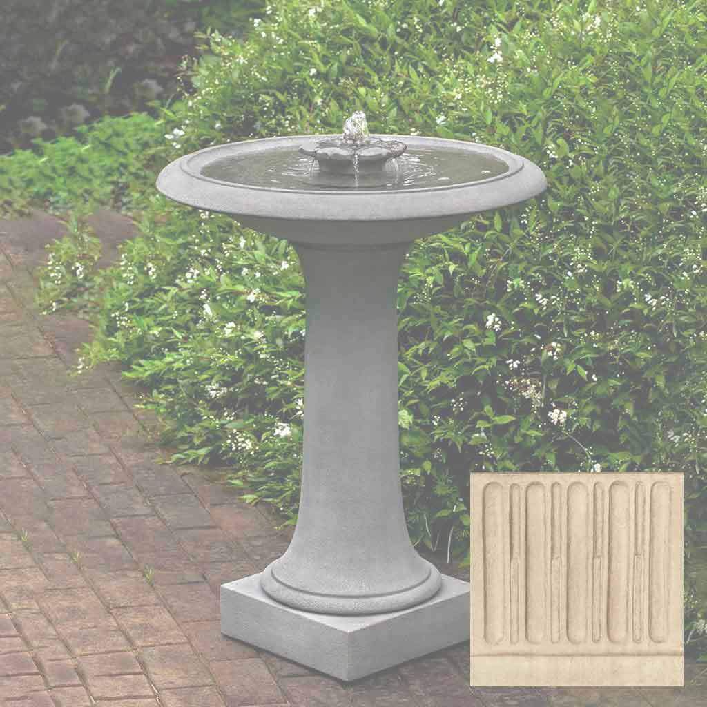 Camellia Birdbath Fountain