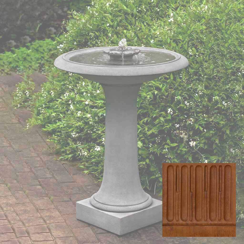 Camellia Birdbath Fountain
