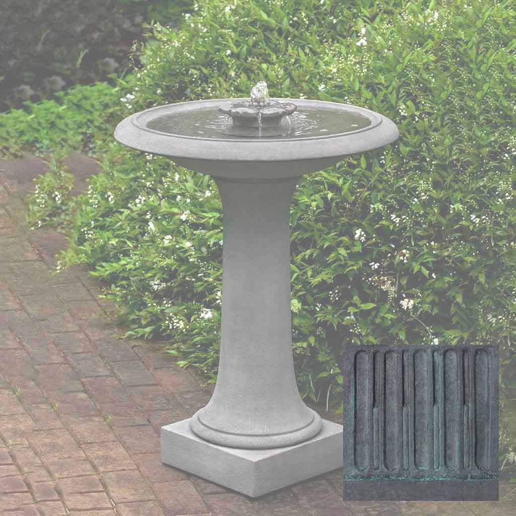 Camellia Birdbath Fountain