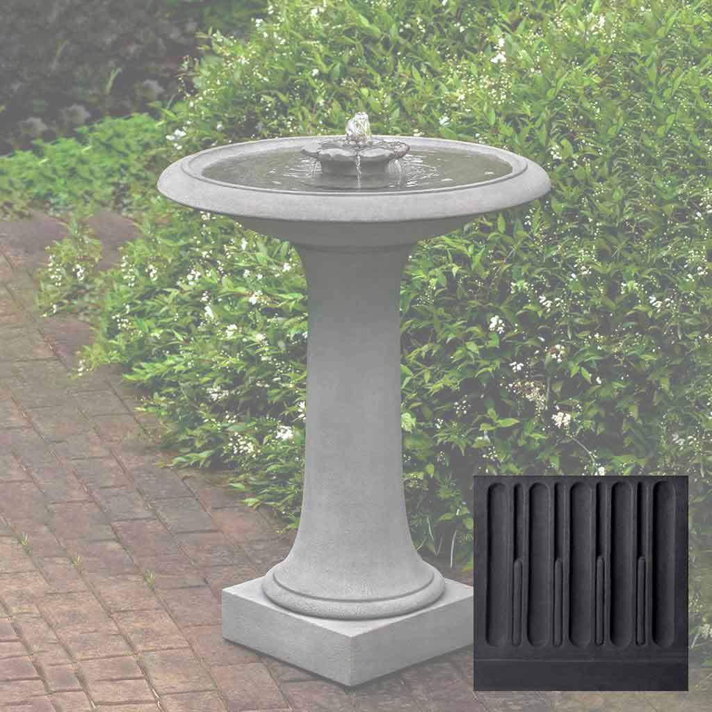 Camellia Birdbath Fountain