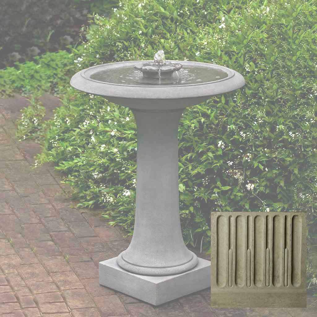 Camellia Birdbath Fountain