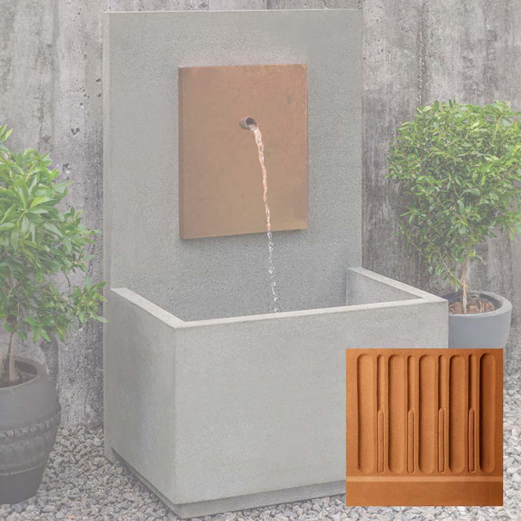MC-2 Fountain - Corten Steel Face