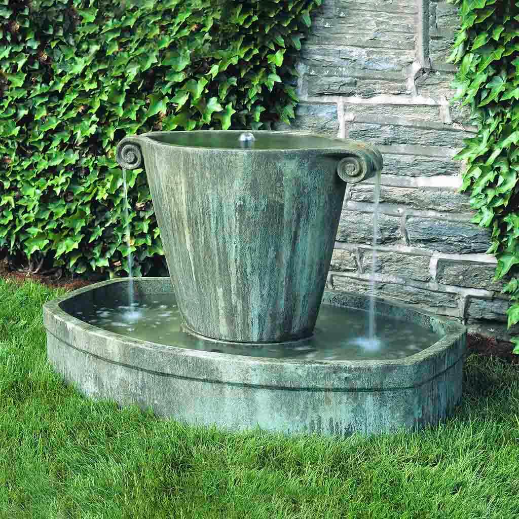 Campania International Anfora Concrete Urn Fountain - Thumbnail 4