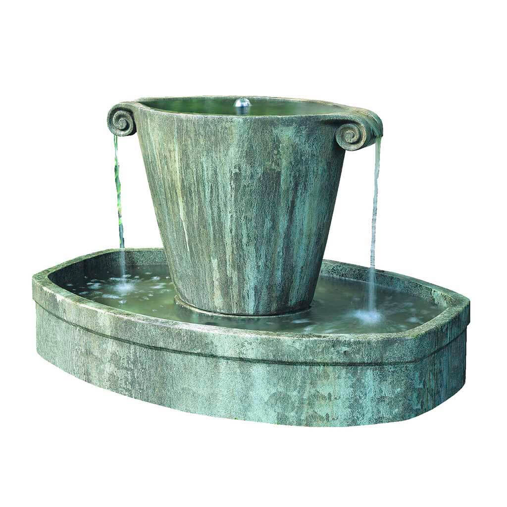Campania International Anfora Concrete Urn Fountain