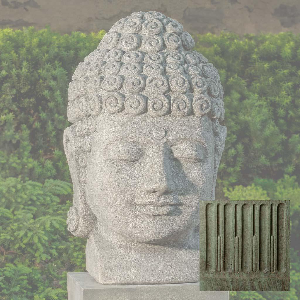 Temple Buddha Head