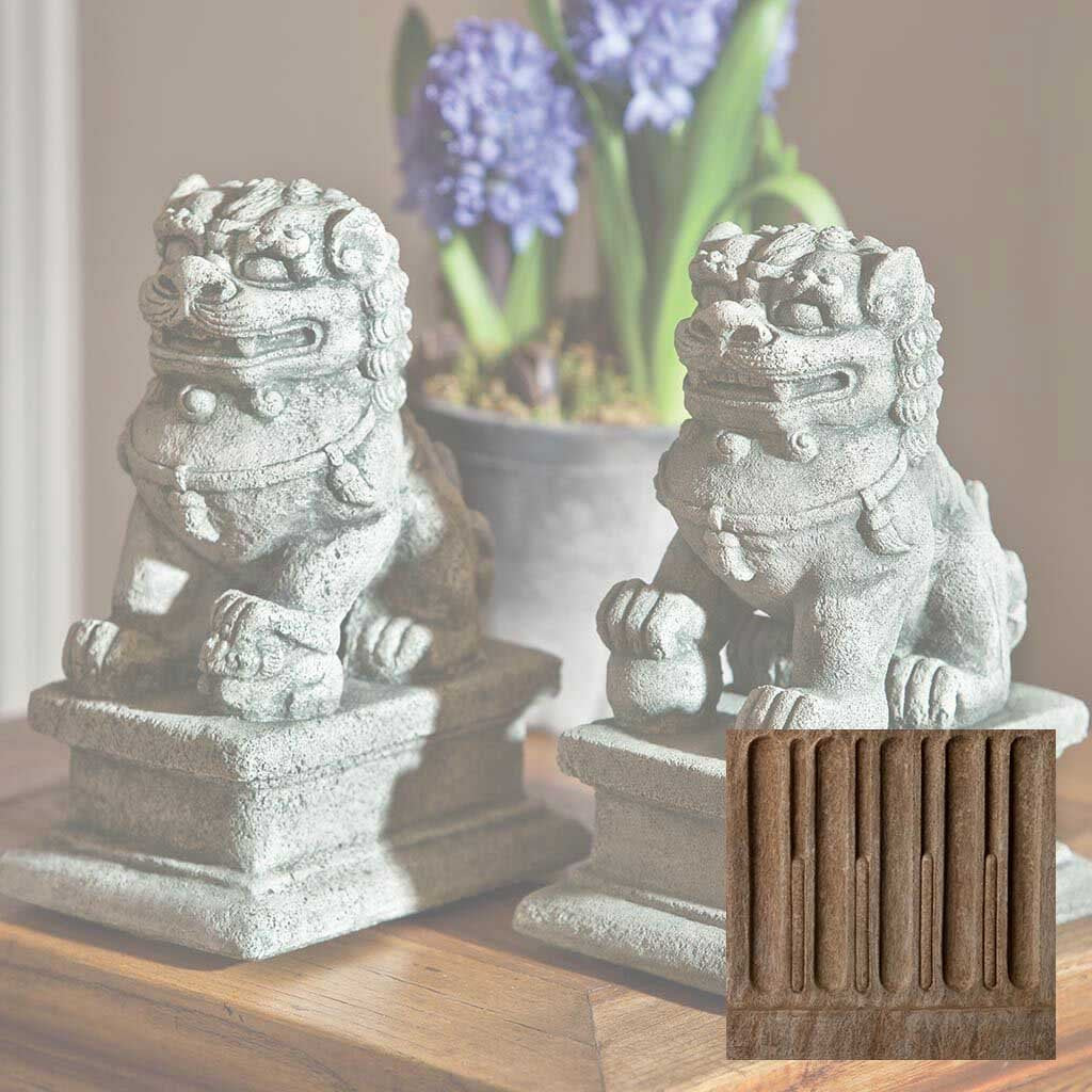 Small Temple Foo Dog Left and Right Set