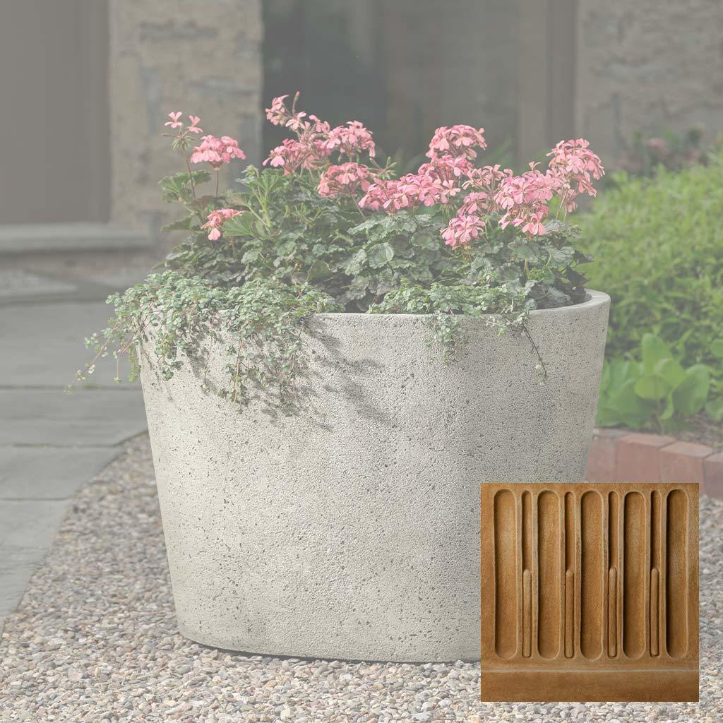 Tapered Oval Planter