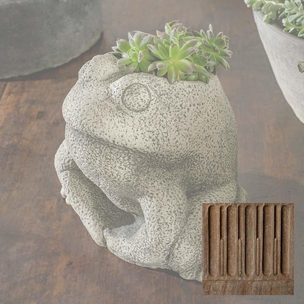 Stone Frog Planter