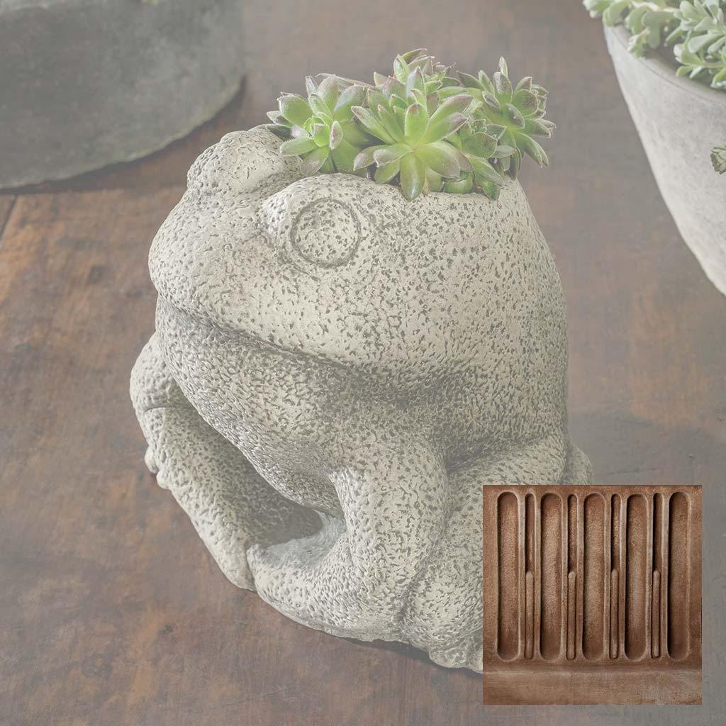 Stone Frog Planter