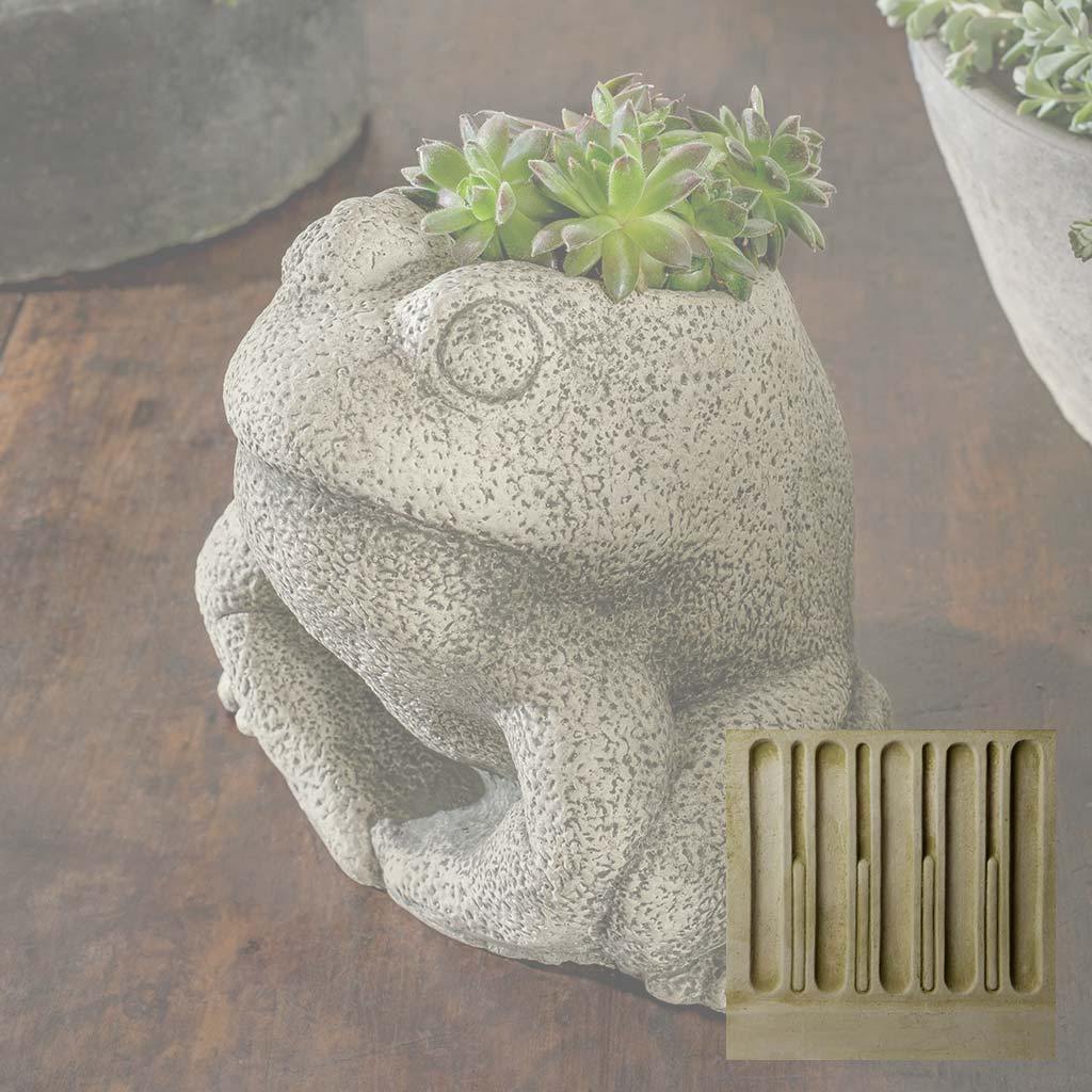 Stone Frog Planter
