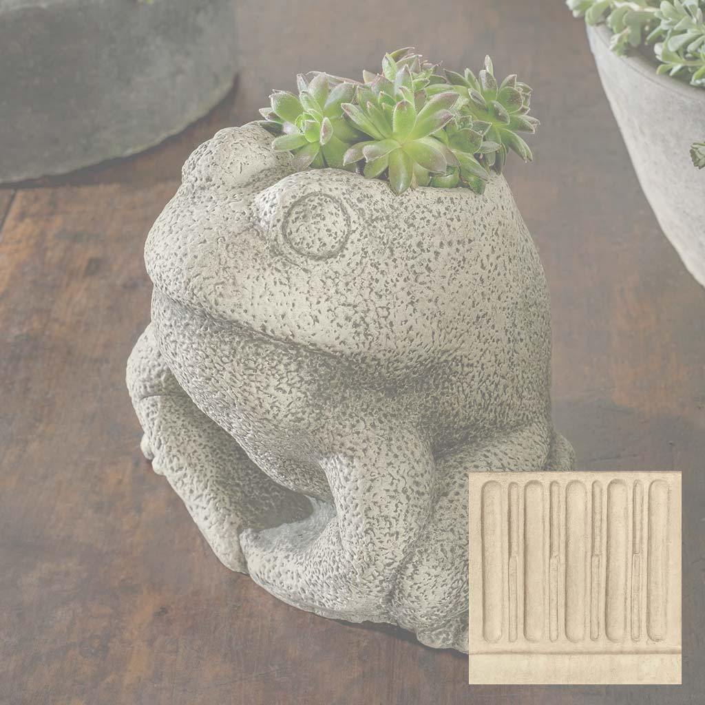 Stone Frog Planter