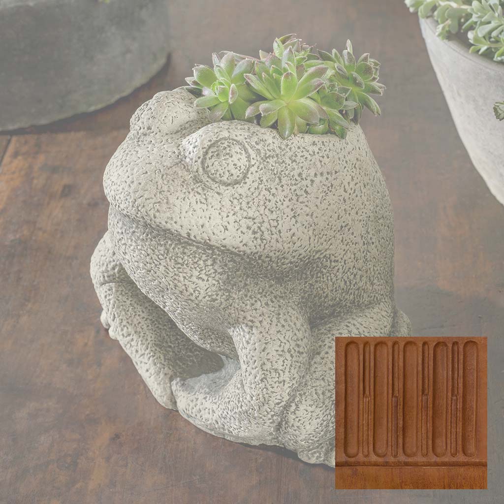 Stone Frog Planter