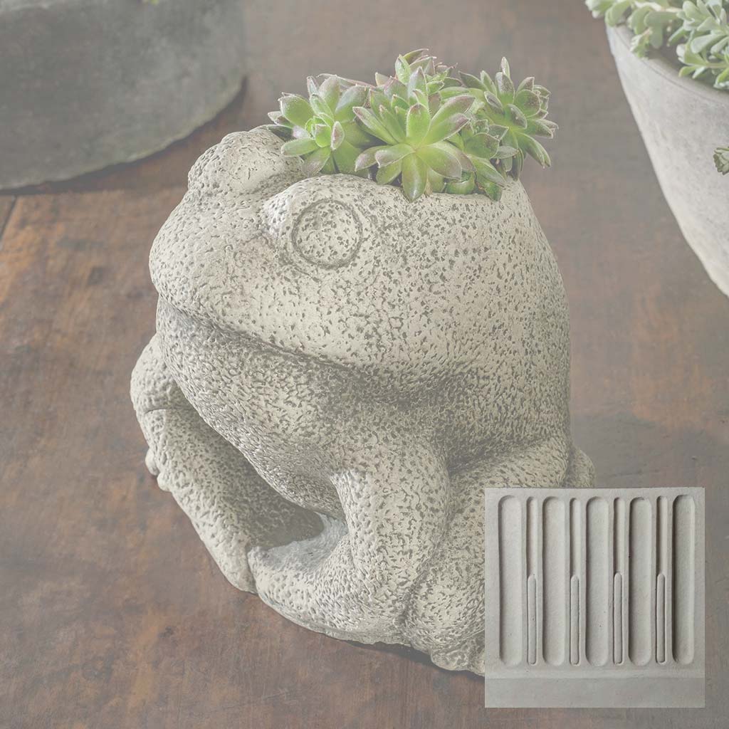 Stone Frog Planter
