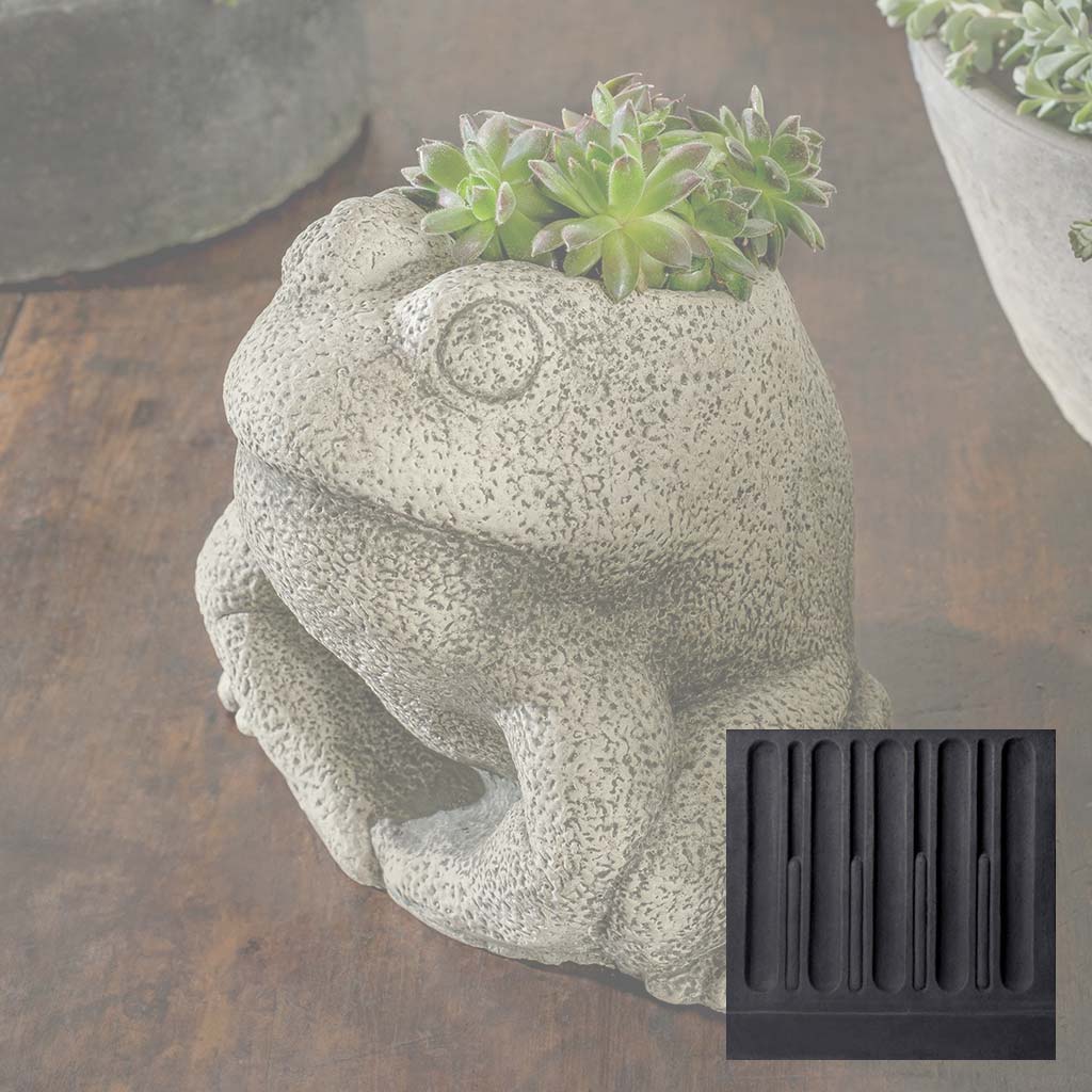Stone Frog Planter