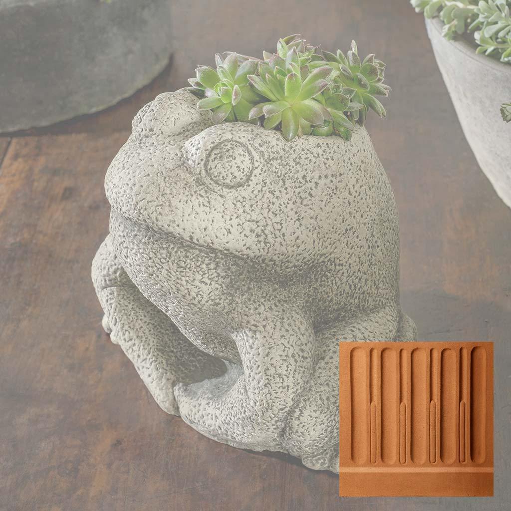 Stone Frog Planter