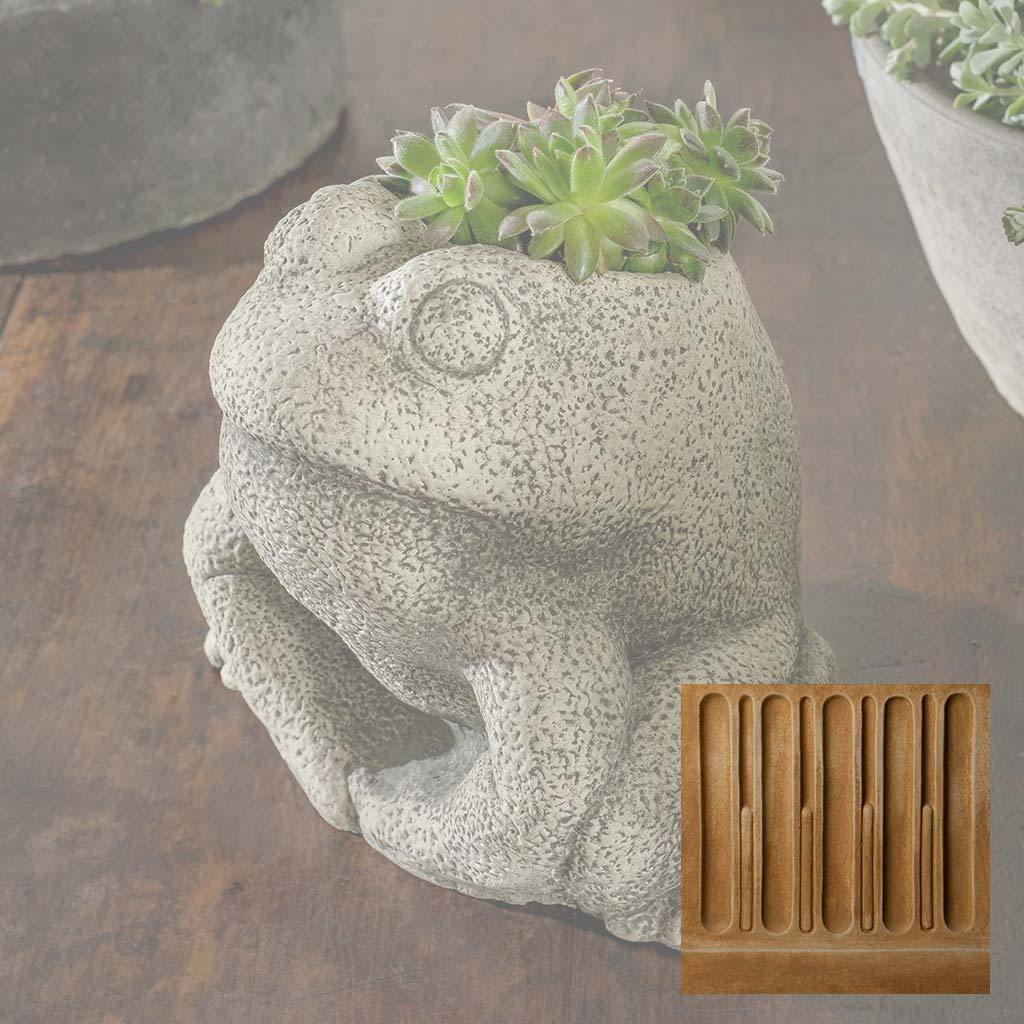 Stone Frog Planter